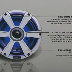 Fusion SG-FL77SPW Signature Marine Speakers With LED 7.7in 280W White 12 Fusion SG-FL77SPW Signature Marine Speakers With LED 7.7in 280W White -Cheap Fusion Store 010 01428 10 2