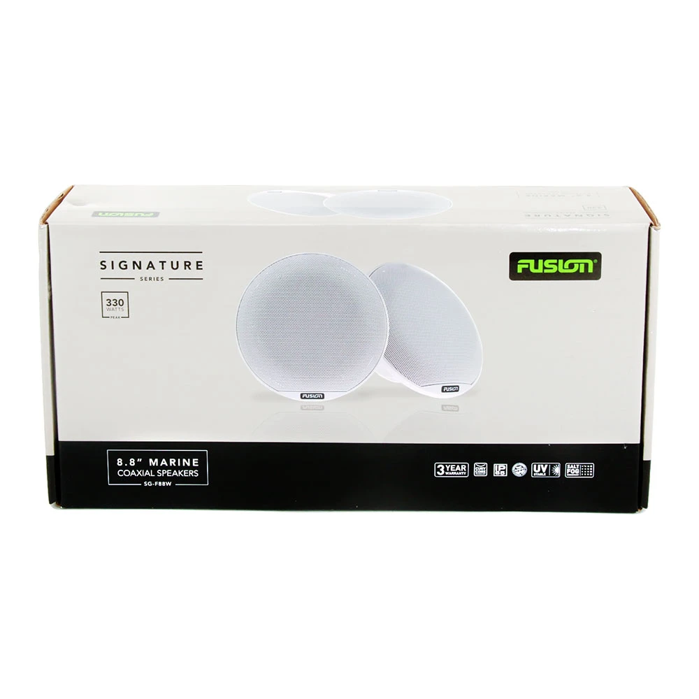 Fusion Signature 2-Way Coaxial Marine Speakers 8.8'' 330W 2 Fusion Signature 2-Way Coaxial Marine Speakers 8.8'' 330W - Image 2