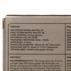 Fusion EL Series Shallow Mount Marine Speakers 6.5in 80W White -Cheap Fusion Store 117965 4 n