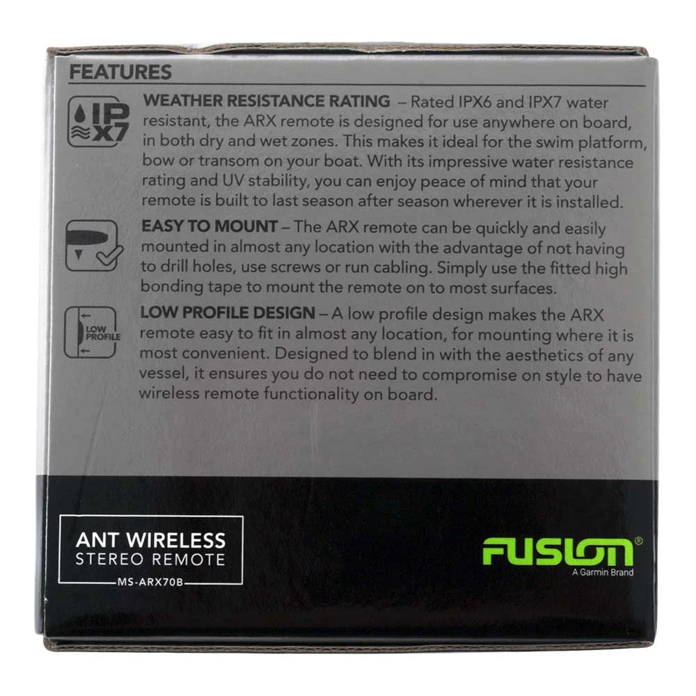 Fusion MS-ARX70B ANT Wireless Stereo Remote Black 3 Fusion MS-ARX70B ANT Wireless Stereo Remote Black - Image 3