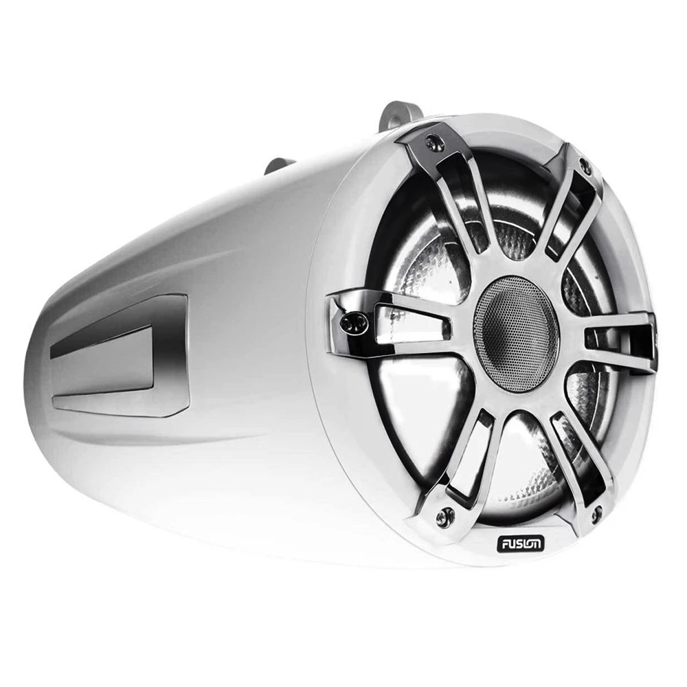 Fusion SG-FT88SPWC Tower Marine Speakers 8.8in 330W White/Chrome 5 Fusion SG-FT88SPWC Tower Marine Speakers 8.8in 330W White/Chrome - Image 5