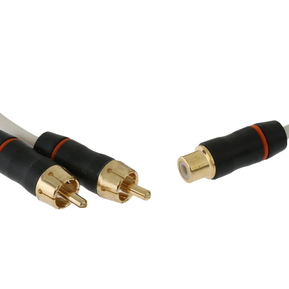 Fusion RCA Splitter Cable Female To Dual Male 3 Fusion RCA Splitter Cable Female To Dual Male - Image 3