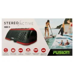 Fusion WS-SA150R StereoActive Portable Stereo With ActiveSafe Case Red