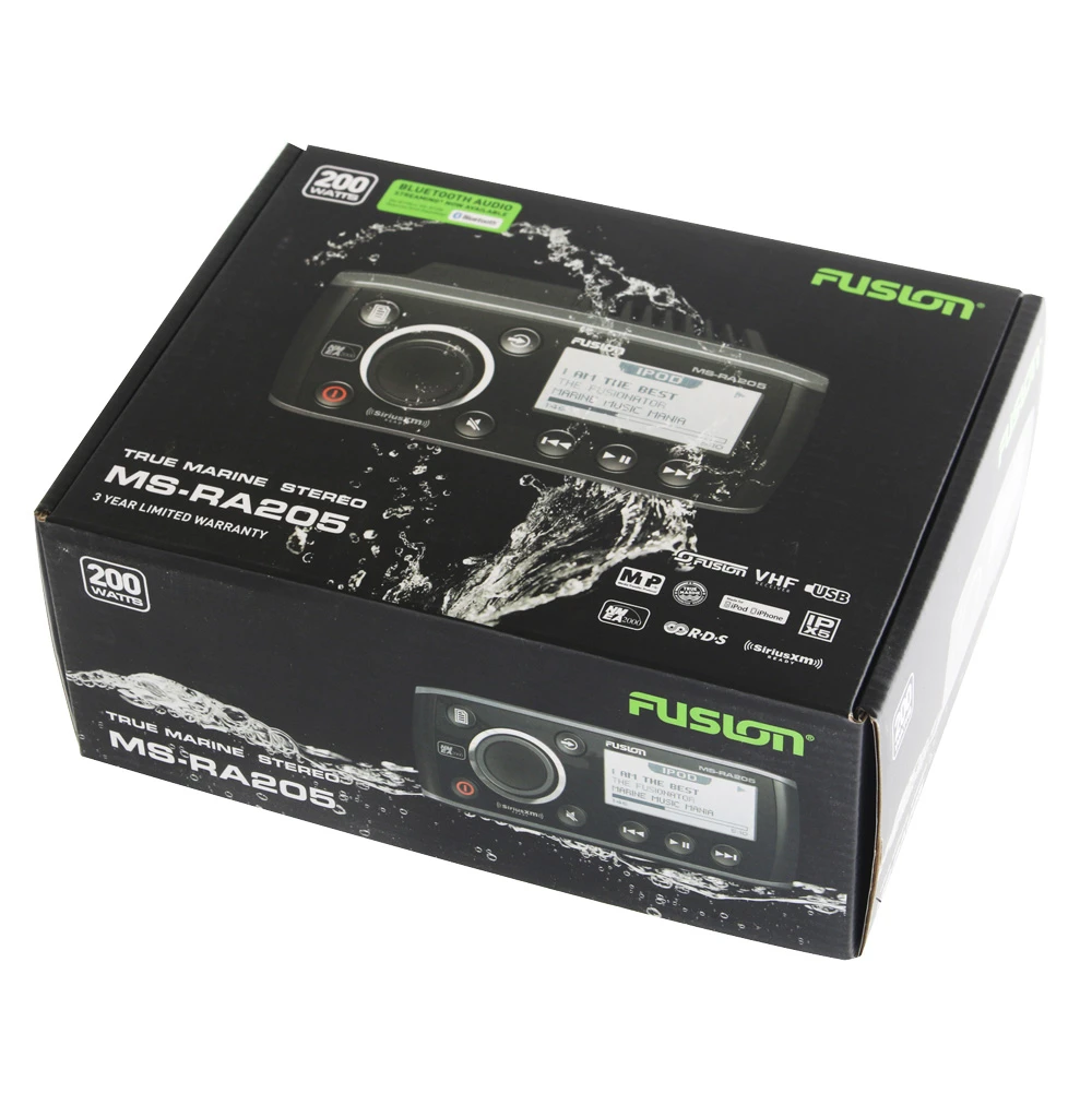Fusion MS-RA205 Marine Stereo Package With Speakers 2 Fusion MS-RA205 Marine Stereo Package With Speakers - Image 2