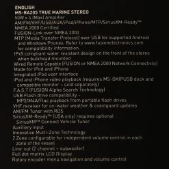 Fusion MS-RA205 Marine Stereo Package With Speakers 18 Fusion MS-RA205 Marine Stereo Package With Speakers -Cheap Fusion Store 3270 3 1