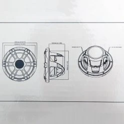 Fusion Signature 2-Way Coaxial Sports Chrome Marine Speakers With LED 8.8in 330W -Cheap Fusion Store 91652 3 n