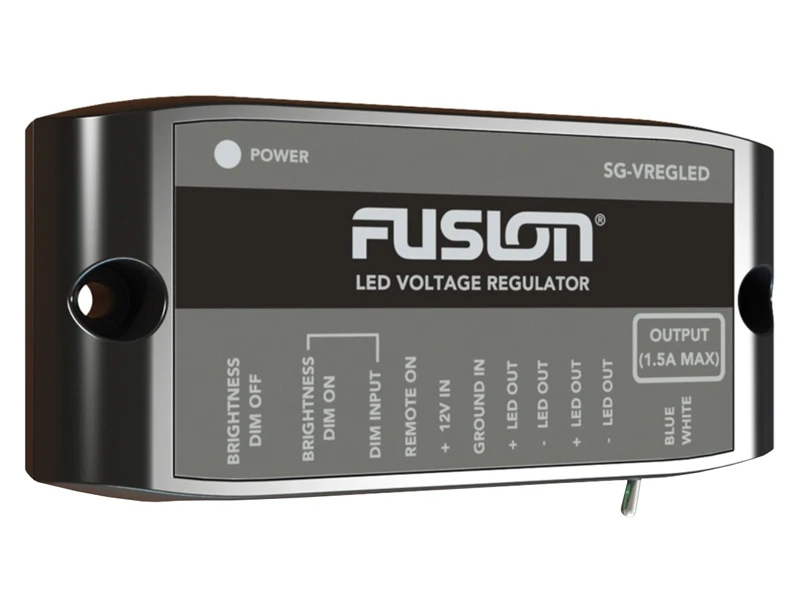 Fusion 2-Way Coaxial Sports Chrome LED Marine Speakers With Regulator 7.7in 280W 2 Fusion 2-Way Coaxial Sports Chrome LED Marine Speakers With Regulator 7.7in 280W - Image 2