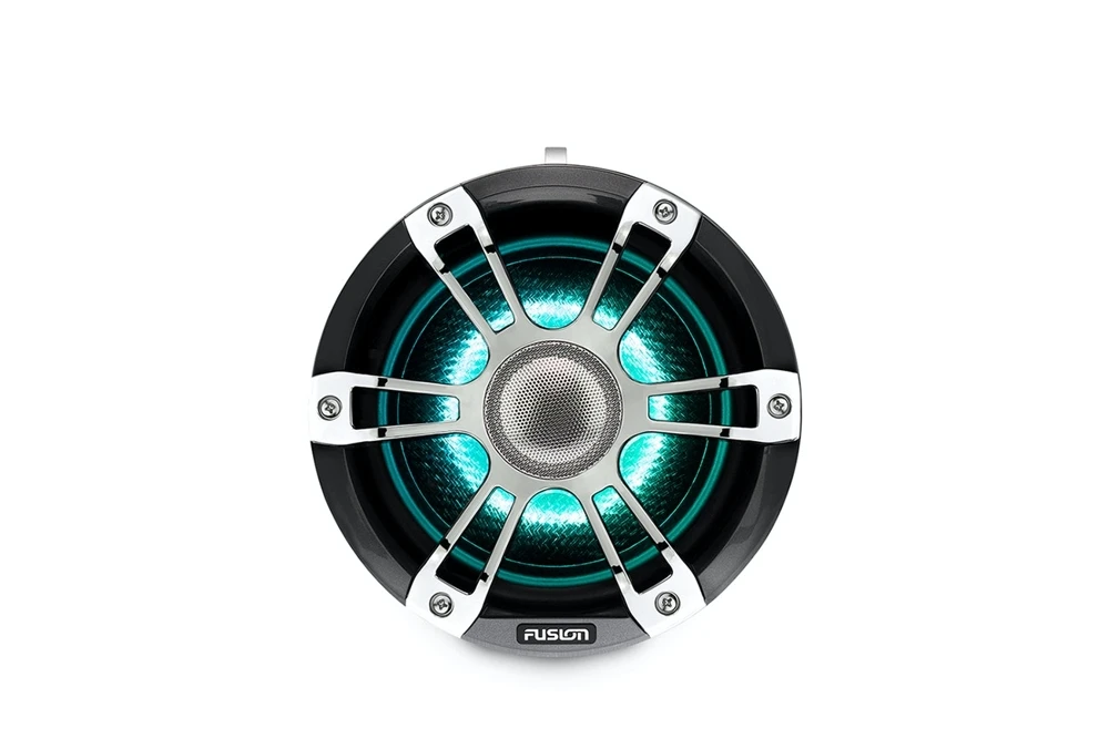Fusion Signature 3 Sports Chrome LED Marine Wake Tower Speakers 6.5in 230W 1 Fusion Signature 3 Sports Chrome LED Marine Wake Tower Speakers 6.5in 230W